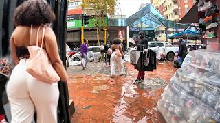 Yeoville vs Hillbrow 🇿🇦 | Walking Joburg in the Rain