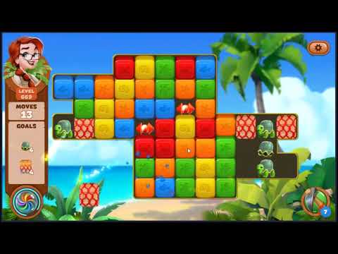 Lost Island Blast Adventure Level 669 - NO BOOSTERS 🏝️ | SKILLGAMING ✔️