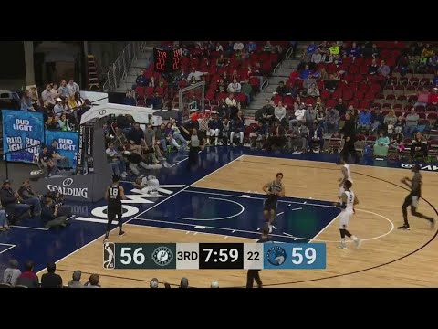 Derrick White sends the shot away