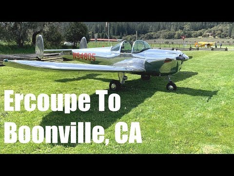Ercoupe Trip with Dad to Boonville, CA