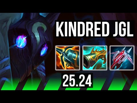KINDRED vs SYLAS (JGL) | Good KDA: 25/1/7, 61K damage | KR Challenger | 25.24