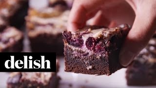 Cherry Garcia Brownies | Delish