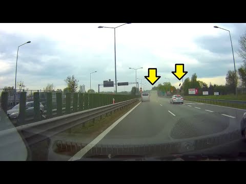 Niebezpieczna sytuacja na DK-1 w Pszczynie (1.05.2020)