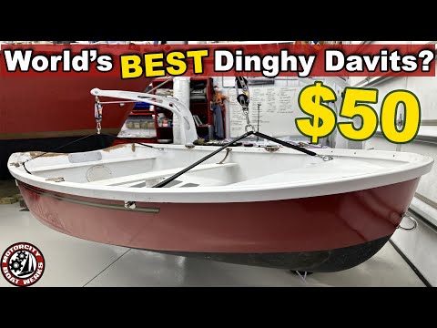 Are these the BEST DINGHY DAVITS in the World for $50? (Ep63)