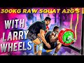 300kg Raw Squat No Safety!!!
