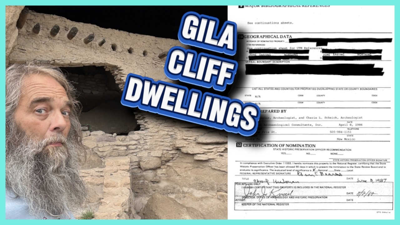 The Gila Cliff Dwellings of New Mexico & Archaeology Coverup #realarchaeology #archaeology #gila