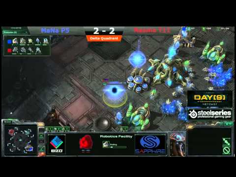 DreamHack 2010 - Stacraft II - MouzNaama (T) VS MouzMana (P) Part 7/8