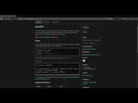 Embedded Rust (stm32f4 crate) Basic Setup - Part 0x00