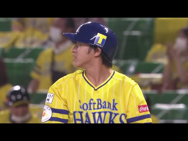 【6回裏】さすがの一言!! ホークス・柳田のタイムリーヒットで同点!! 2020/9/19 H-E