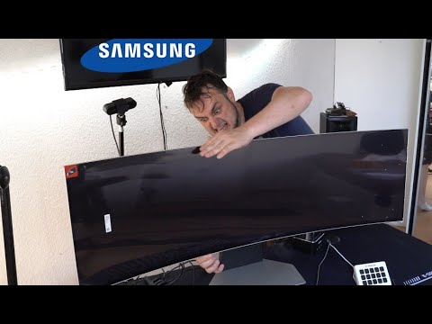 Samsung OLED G9 - Review (deutsch / german) - Unboxing, Test