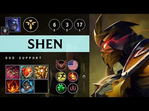 Shen Support vs Bard - NA Grandmaster Patch 25.S1.2