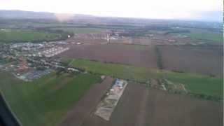 preview picture of video 'Bratislava airport landing'