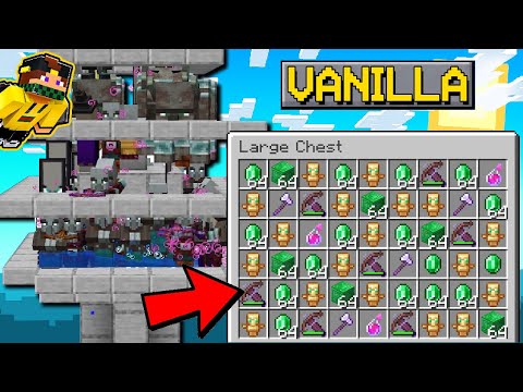 FARM DI RAID SMERALDI e TOTEM INFINITI - MINECRAFT VANILLA ITA EP.31