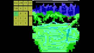 Saveless extended root maze with pain graphics (Space Quest 2)