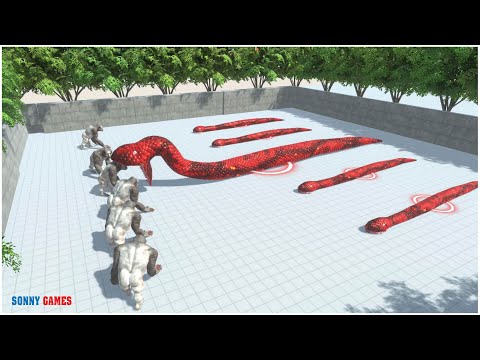 Animal Revolt Battle Simulator - GORO vs Giant Invertebrates