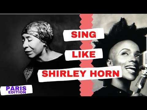 REACTION VIDEO VOICE ANALYSIS | SING JAZZ LIKE SHIRLEY HORN | Paris Edition!