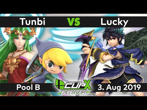 Calyptus Cup X - Purple Age | Tunbi (Palutena, Toon Link) vs Lucky (Dark Pit) | Pool B
