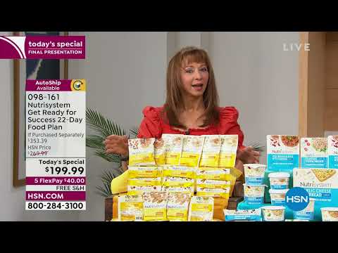 Nutrisystem Get Ready for Success 22Day Food Plan