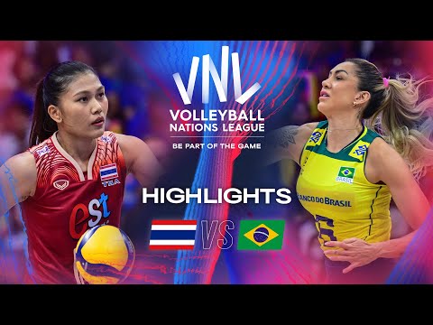 🇹🇭 THA vs. 🇧🇷 BRA - Quarter Finals | Highlights | Women's VNL 2024