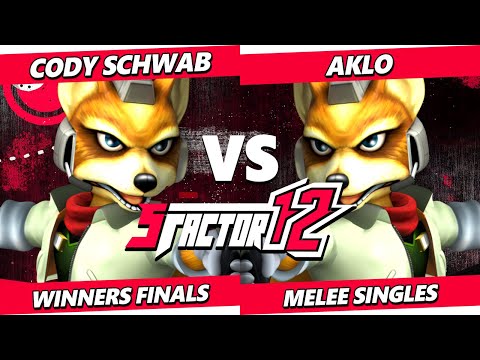 S Factor 12 WINNERS FINALS - Cody Schwab (Fox) Vs. Aklo (Fox) Smash Melee - SSBM