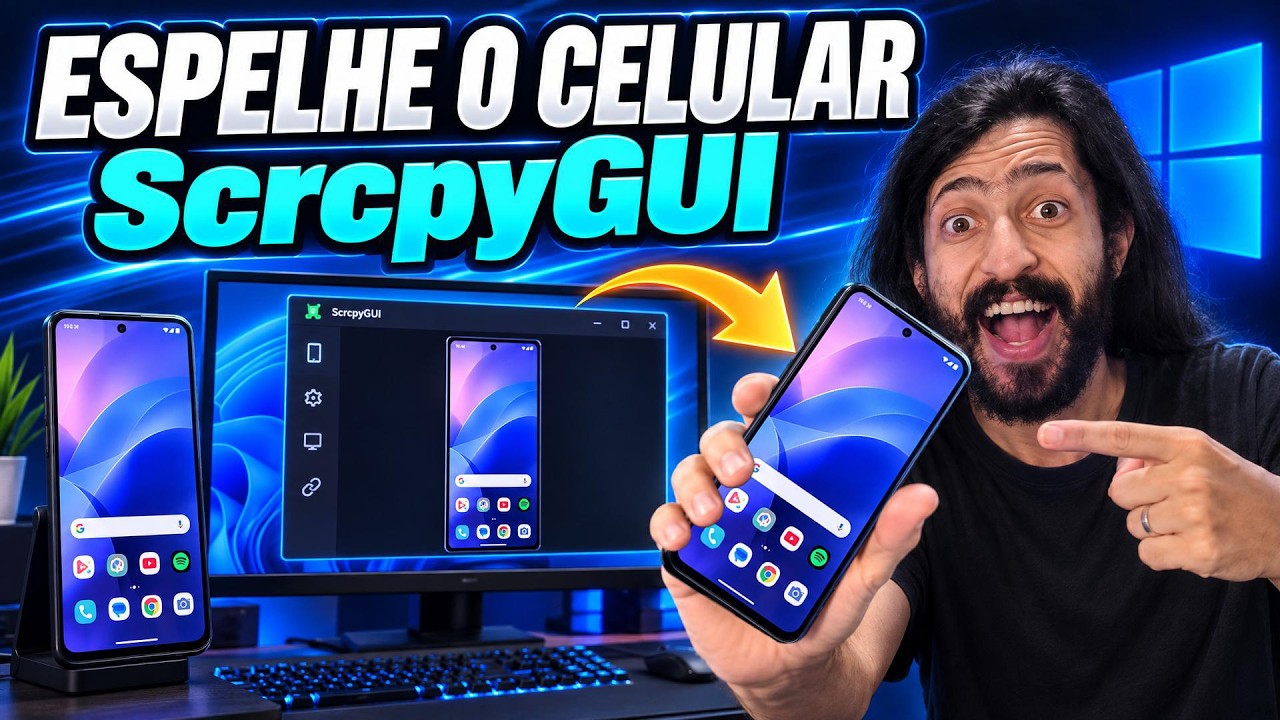 Scrcpy GUI: A melhor forma de espelhar seu celular no PC