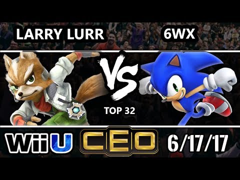 CEO 2017 Smash 4 - MSF | Larry Lurr (Fox) vs Circa | 6WX (Sonic) Wii U Top 32