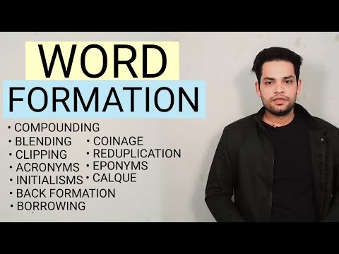 Word formation in english study lovers