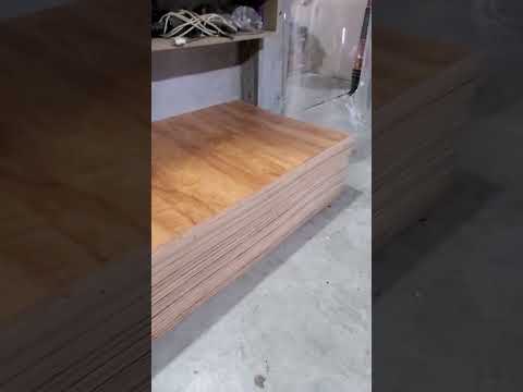 Wood laminated mdf board, surface finish: matte