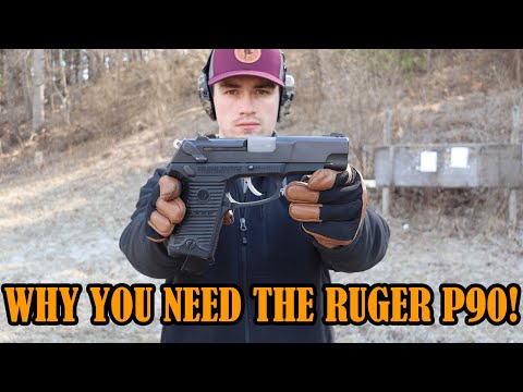 Ruger P90 Review! AWESOME .45 ACP!