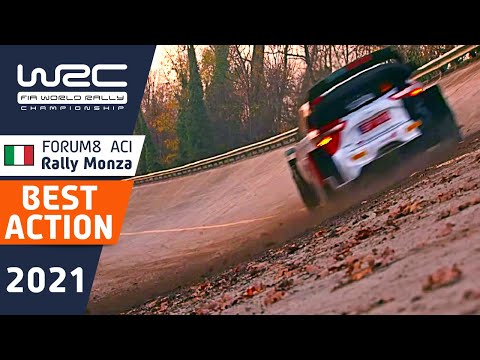 Best WRC Rally Action : Rally Crashes, Mistakes, Lucky Moments from WRC FORUM8 ACI Rally Monza 2021