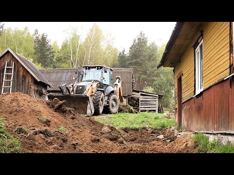 Big changes. Construction of an open terrace. Restoration of an abandoned house in the village