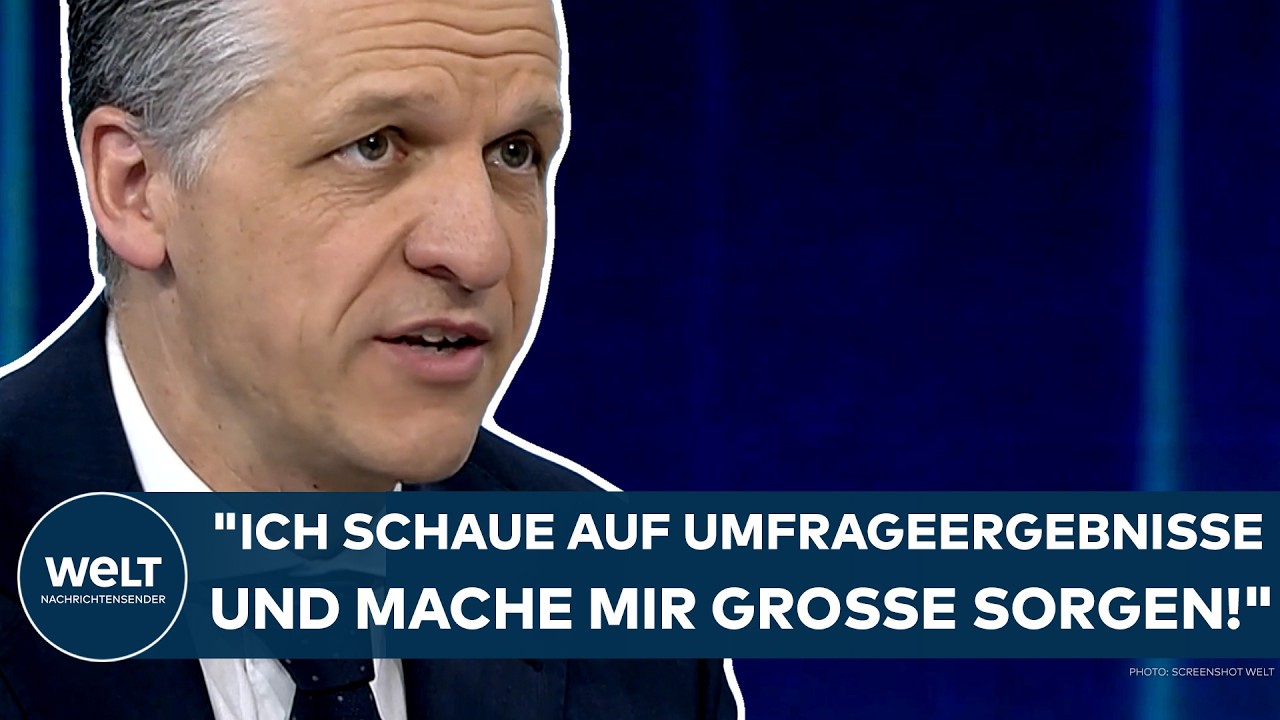 DEUTSCHLAND: "Ich schaue auf Umfrageergebnisse und mache mir große Sorgen!" - Thorsten Frei