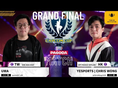 CAPCOM CUP X GRANDFINALS ! ( UMA VS CHRIS WONG)