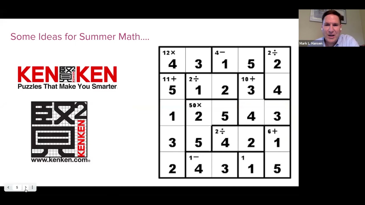 Lower School Summer Math and Reading Fun