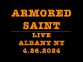 Armored Saint Live In Albany [4-26-24] [Full Concert] [4K]