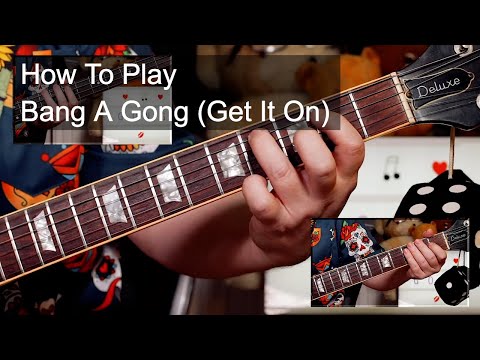 'Bang A Gong (Get It On)' Marc Bolan & T Rex Guitar & Bass Lesson