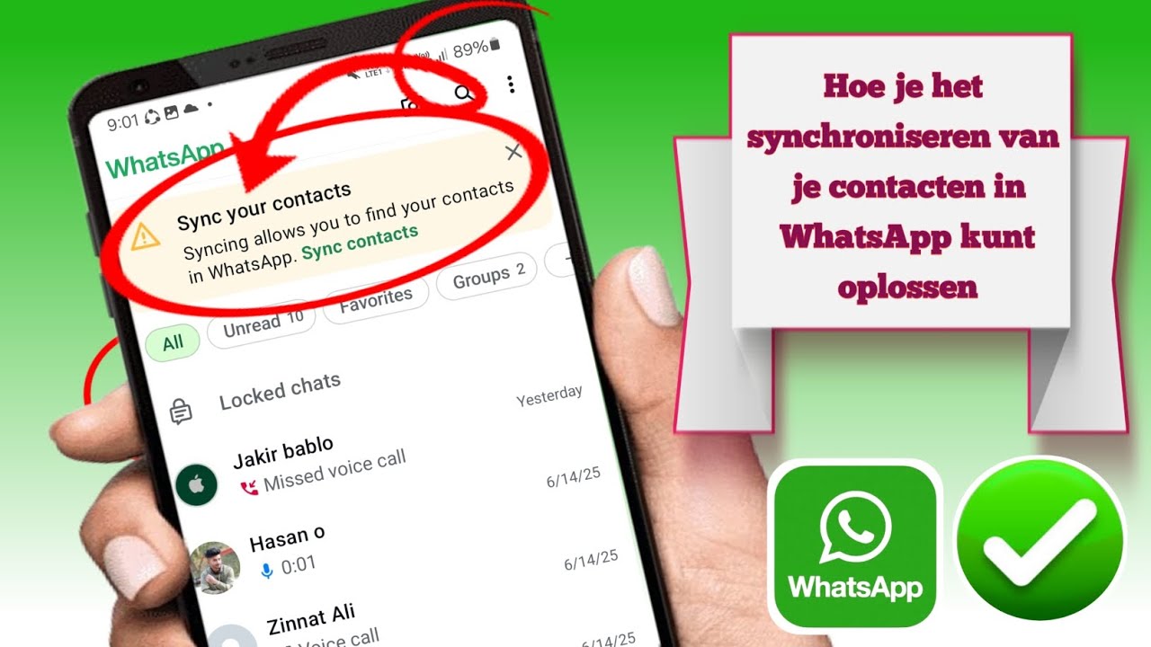 Synchroniseer je contacten in WhatsApp | WhatsAppSynchroniseer je contacten