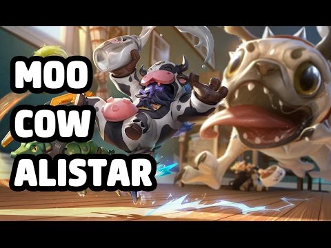 MOO COW ALISTAR SKIN SPOTLIGHT - LEAGUE OF LEGENDS