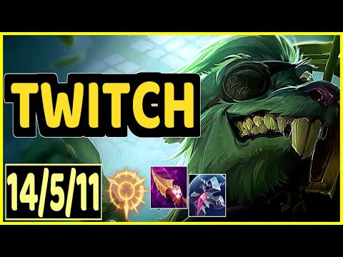 TWITCH VS SENNA - 14/5/11 KDA ADC GAMEPLAY MASTER I
