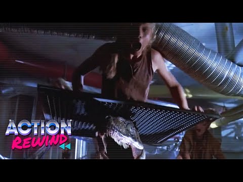 Escaping The Velociraptor In the Vents | Jurassic Park (1993) | Action Rewind