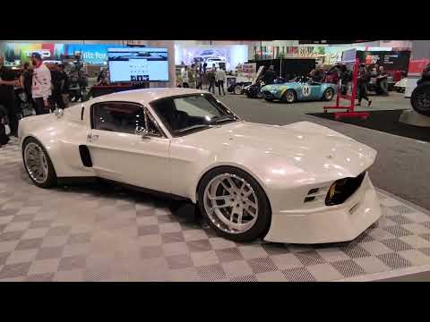 Mid-Engine 1967 Widebody Mustang, Powered By LS V8 Engine, Mustang Widebody