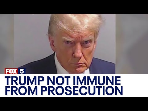 Trump is not immune from prosecution in his 2020