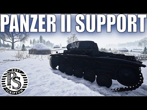 Panzer 2 Infantry Support Gameplay in Post Scriptum