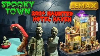 Haunted Hotel Haven 2024 Review - New Lemax Spooky Town Halloween Village