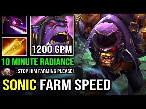 This HAPPEN When Alchemist Get 10Min Radiance | NEW Jungle Mid Guide 1200 GPM Max Slotted Dota 2