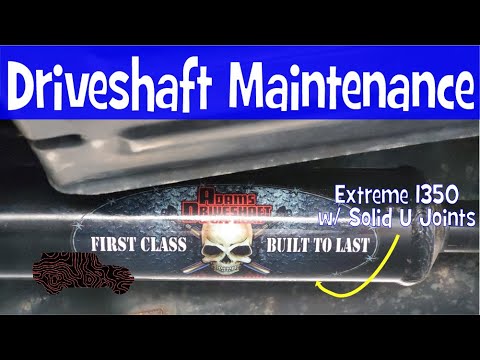 Adams DRIVESHAFT Maintenance Extreme 1350 | JEEP JK