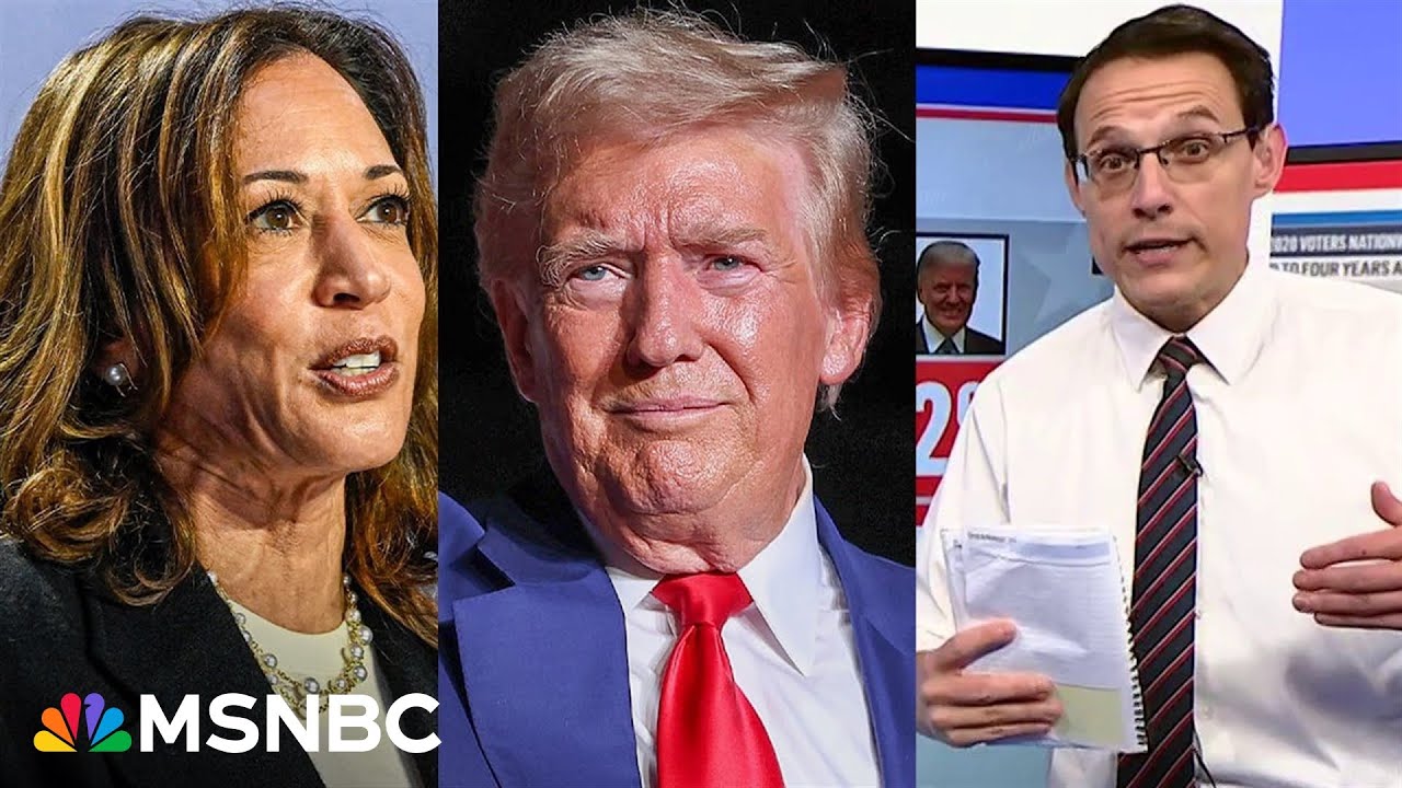 Kornacki: Harris narrowly ahead of Trump nationally in new NBC News poll
