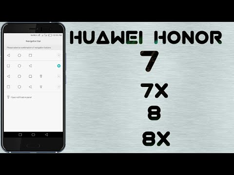 How to change navigation bar style on huawei  honor phones