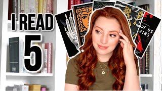 I READ 5: hyped fantasy books