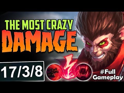 THE MOST CRAZY DAMAGE EVER | INSANE ONE SHOTS | Wukong vs Cho'Gath TOP | NA Unranked to Diamond #28